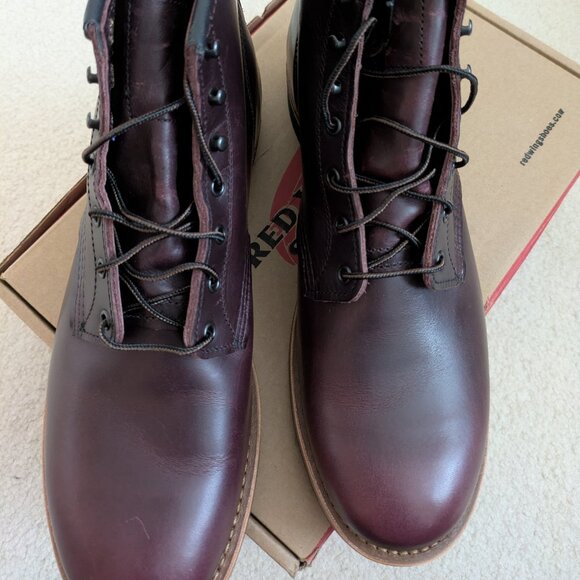 Red Wing Beckman Boot in Black Cherry, 11D - Picture 4 of 16